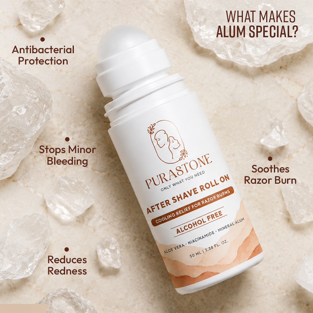 After-Shave Roll-On | India’s First Roll-On | Infused with Mineral Alum, Aloe Vera & Niacinamide — 50 ml