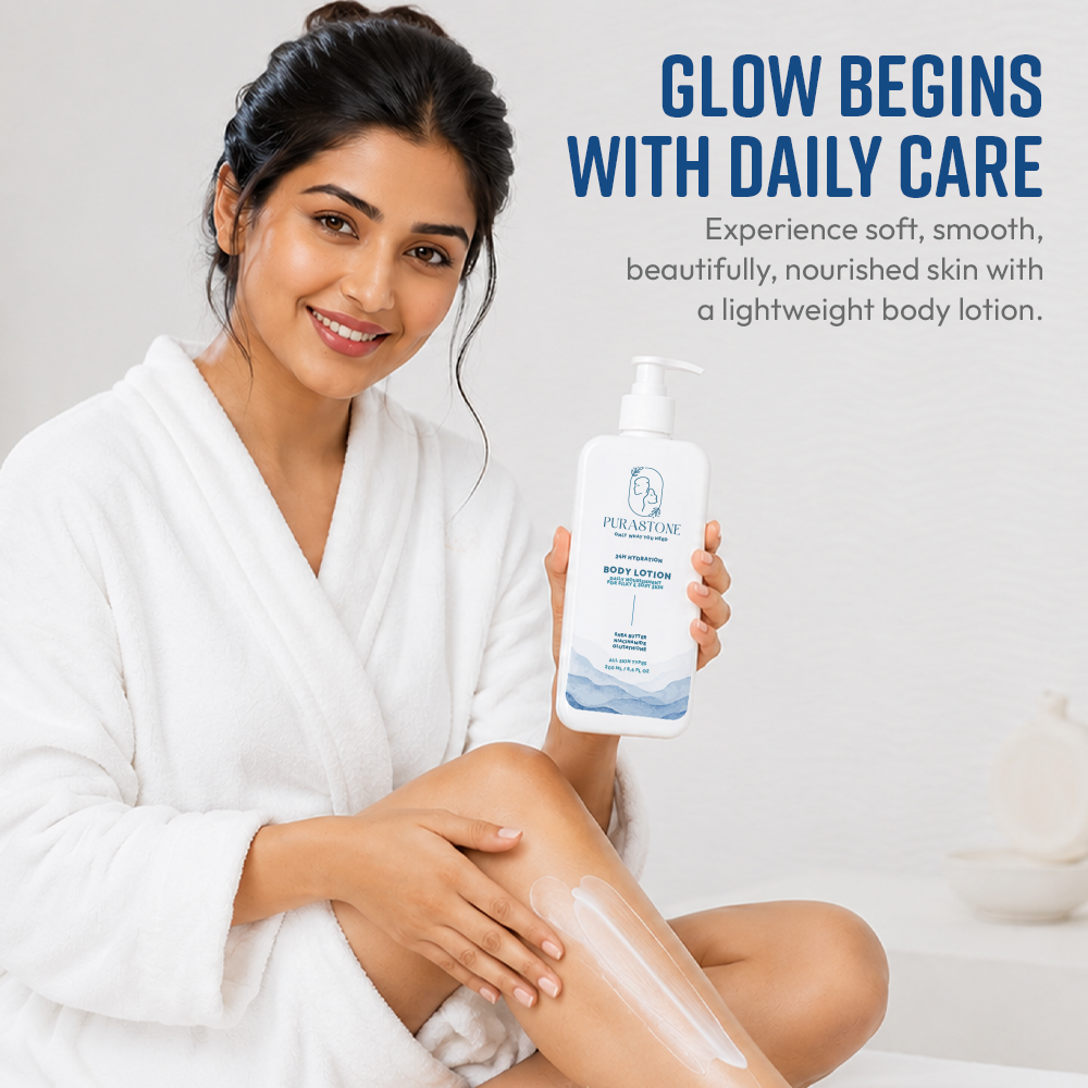 Body Lotion | Shea Butter + Niacinamide | Deep Hydration for Men & Women — 200 ml