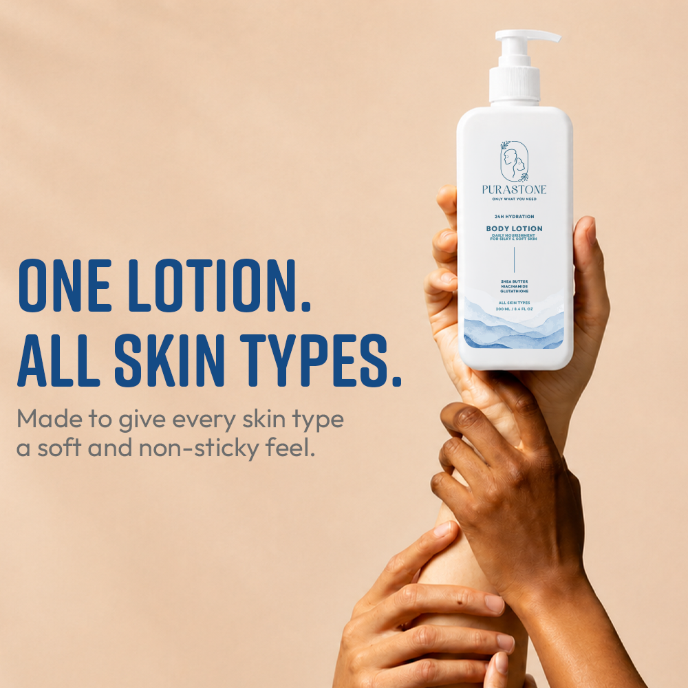 Body Lotion | Shea Butter + Niacinamide | Deep Hydration for Men & Women — 200 ml