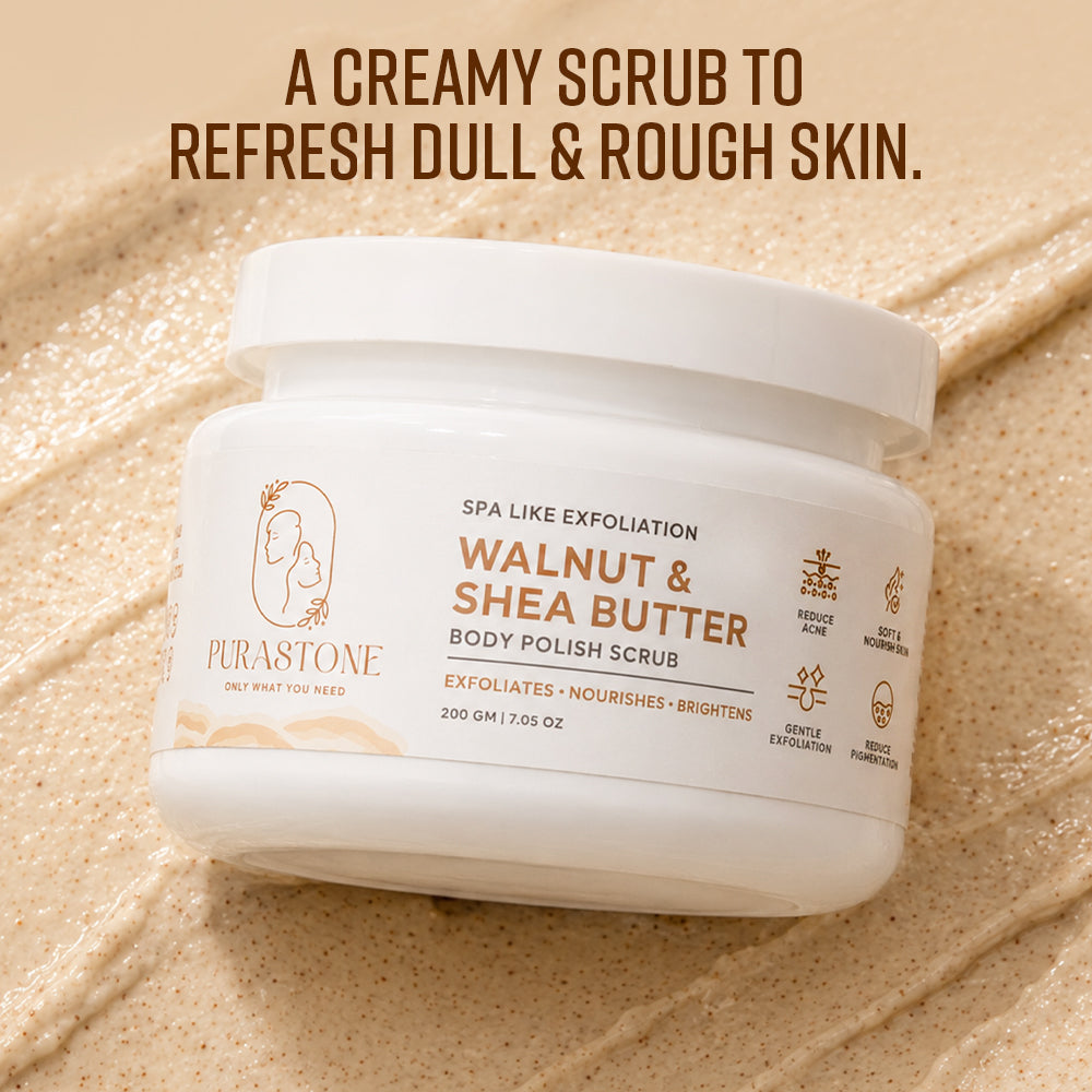 Body Polish Scrub Soft & Nourished Skin | Remove Dead Skin & Dullness | Spa-Like Body Care - 200 g