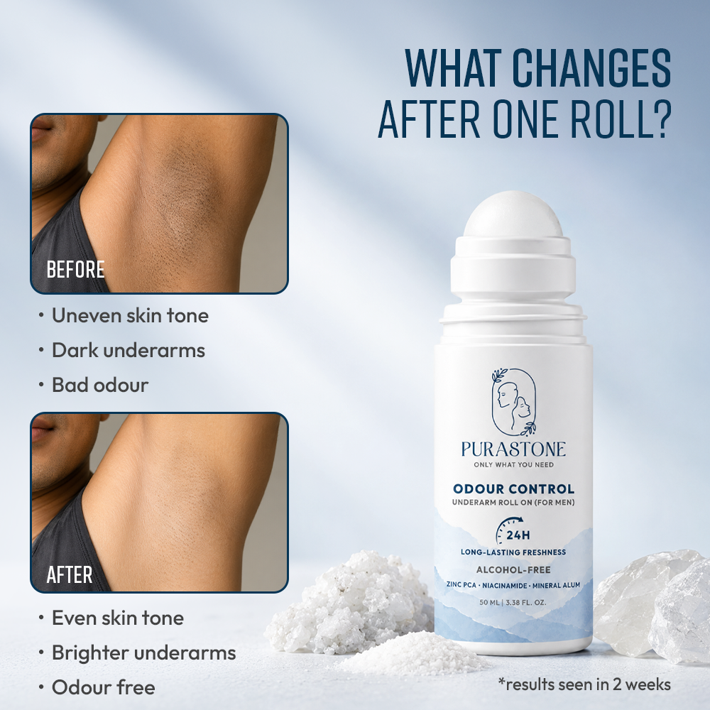 Odour Control (Men) | Niacinamide & Zinc PCA | Brightens Dark Underarms - 50ml