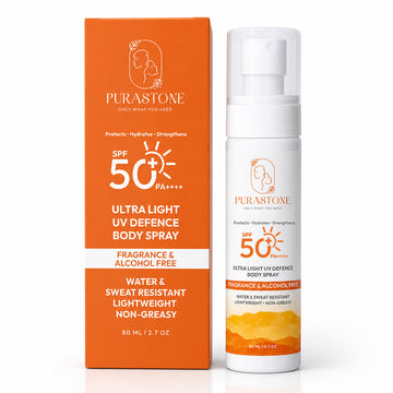 Ultra Light UV Defence Body Spray PA++++ Sunscreen Spray SPF 50+ - 80 ml