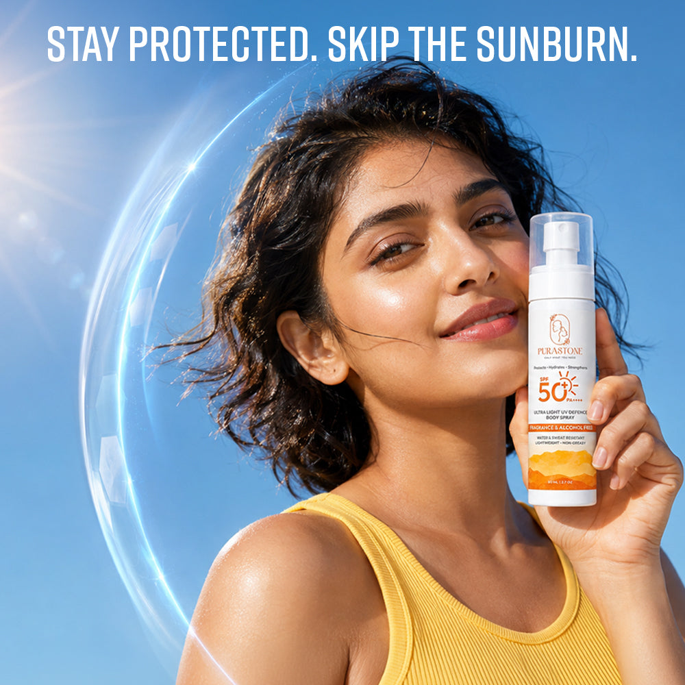 Ultra Light UV Defence Body Spray PA++++ Sunscreen Spray SPF 50+ - 80 ml